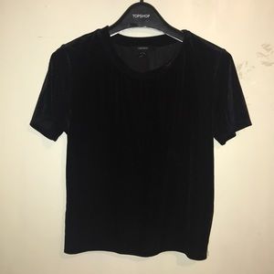 Black Velvety Shirt